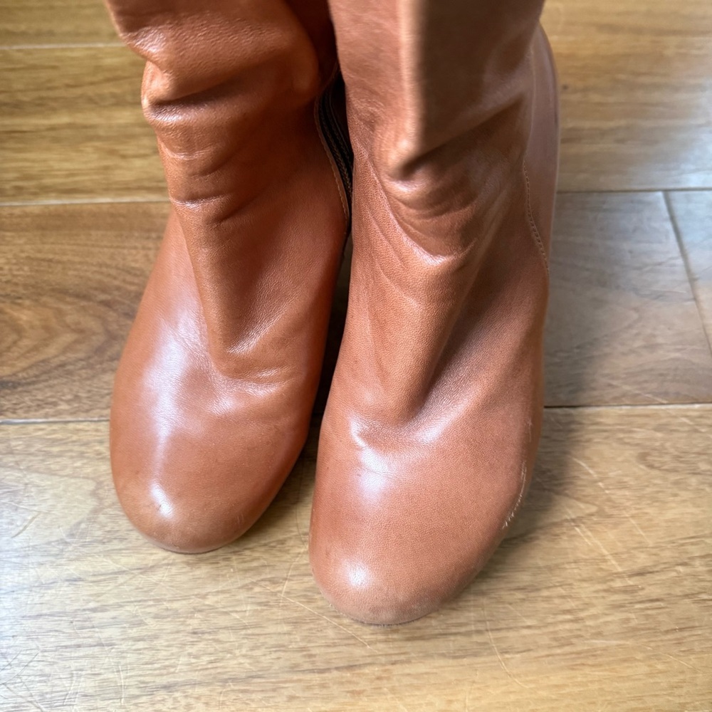 Chie Mihara Spanish Leather Boots - Tan/Cuero - Size 36 (Fits US 5.5/6) - Picture 11 of 12